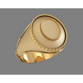 Collegiate / Corporate Women's Style Ring with Center Stone Option or Logo